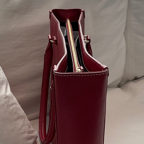 Kate Spade Red Leather Tote - Picture 6 of 7